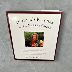 In Julia’s Kitchen with Master Chefs by Julia Child hardcover cookbook 1995
